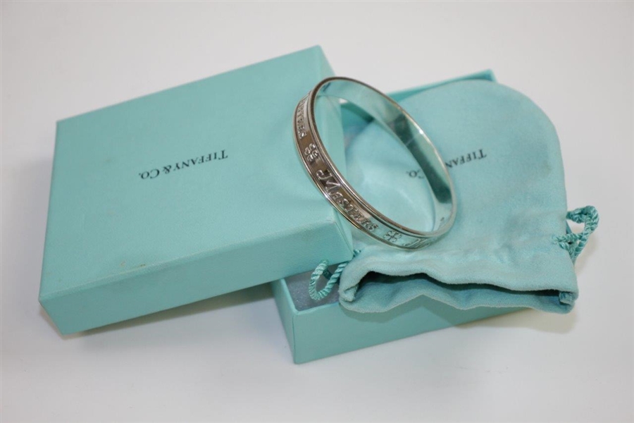 Masters Tiffany & Co. Sterling Silver Bracelet in Pouch with Box