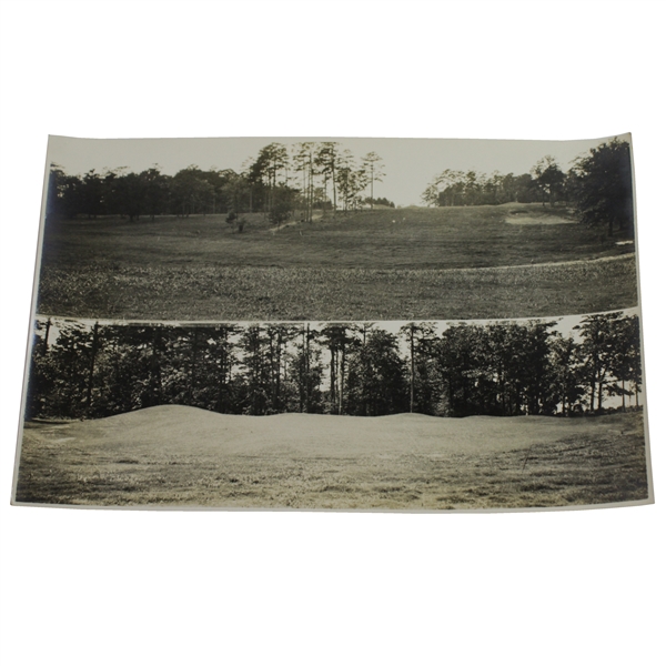Early 1930's Augusta National Golf Club Original Photo of Multiple Holes Greens