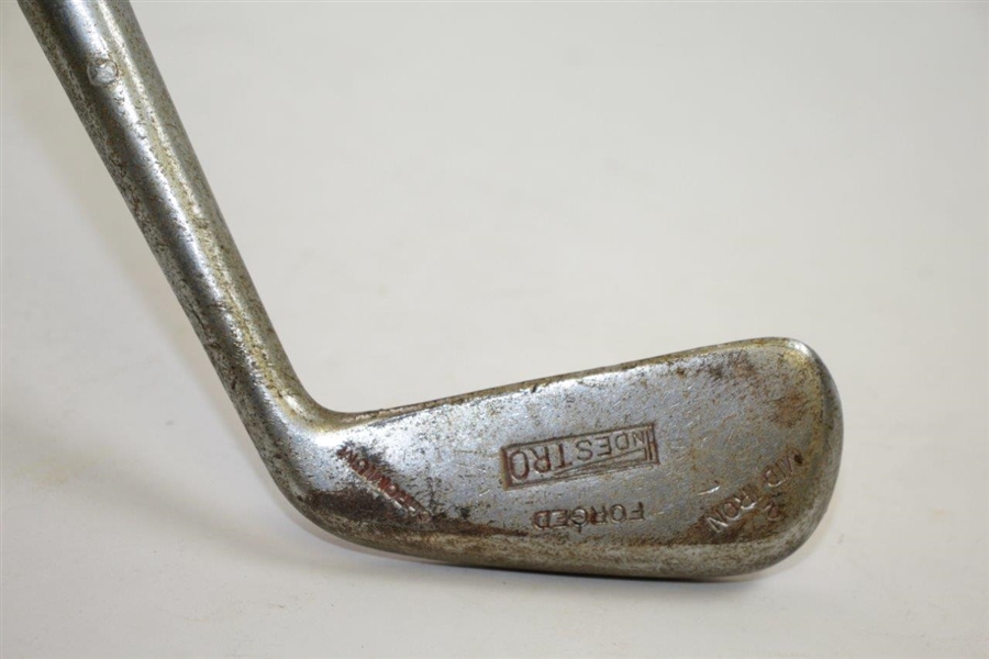 Indestro Chromium Head Forged 2 Mid-Iron with Shaft Sticker