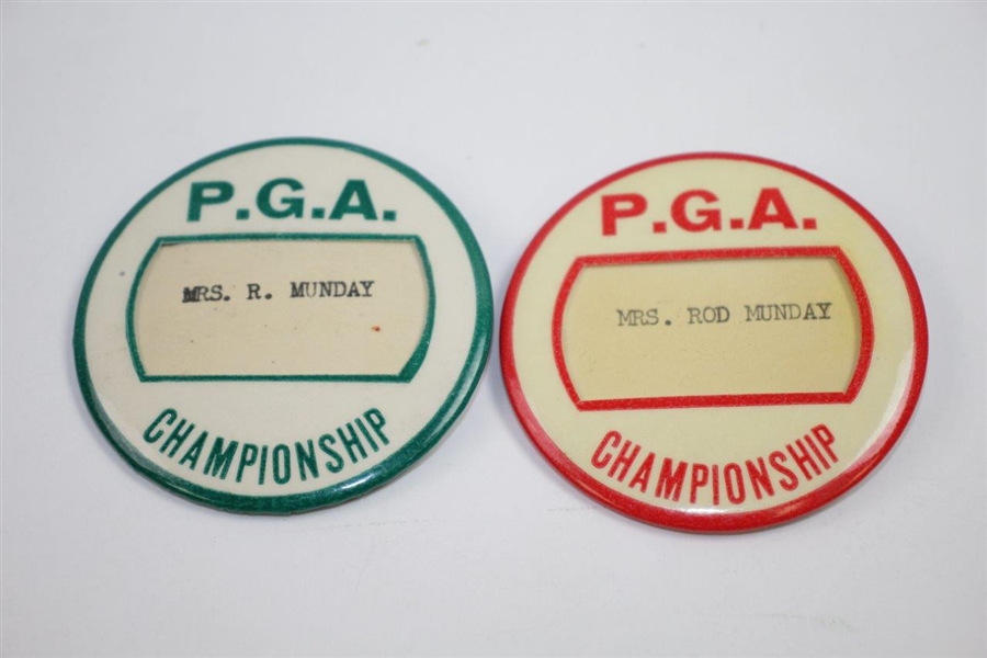 1951 PGA Championship at Oakmont Program, Pairing Sheets, Scorecard, & Guest Badges - Rod Munday Collection