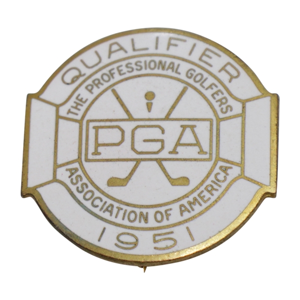 1951 PGA Championship at Oakmont Contestant Badge - Rod Munday Collection