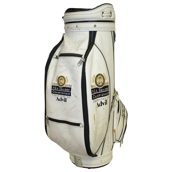 1996 Senior PGA Championship Signed Full Size Golf Bag - Palmer, Fleck, & others JSA ALOA 