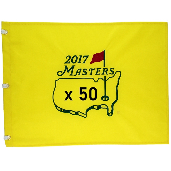 Fifty 2017 Masters Tournament Official Embroidered Flags (50)