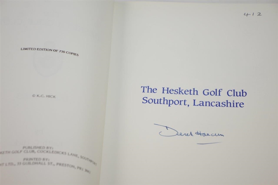 Hesketh GC, Ballater GC, Out of the Rough, Saunton GC, & Royal Porthcrawl Club History Books