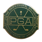 1934 PGA Championship at Park CC Contestant Badge - Paul Runyan Winner - Rare