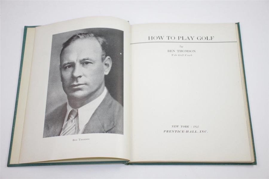 1945 'How To Play Golf' Book by Yale Golf Coach Ben Thomson