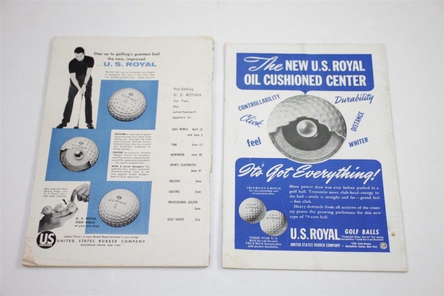 Five Vintage Golfdom Magazines - February 1940(x3), July 1941, & June 1955