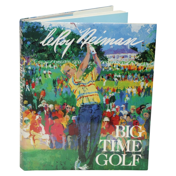 LeRoy Neiman Signed 1992 'Big-Time Golf' Book with Dustjacket JSA ALOA