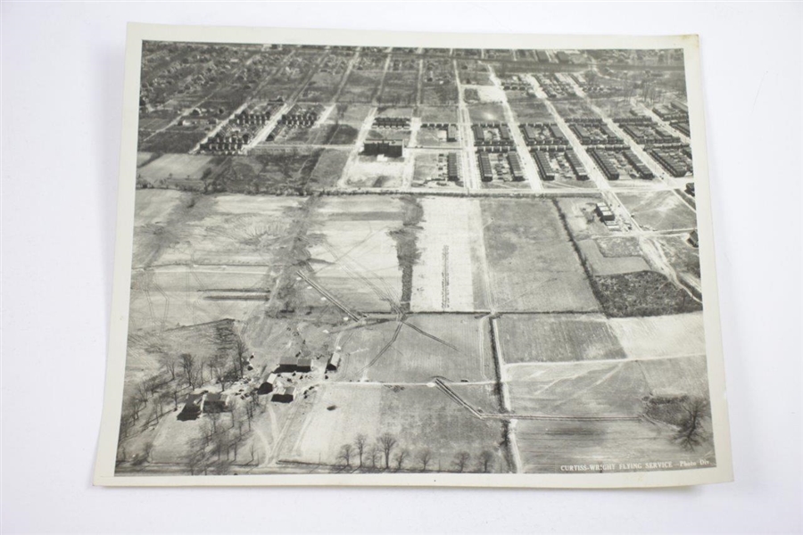 1931 Aerial Photo by Curtiss Flying Service - Close-Up of Greens 6,7,9,10,11, & 15 - Wendell Miller Collection