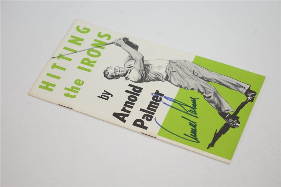 Arnold Palmer Signed 1964 'Hitting the Irons' by Arnold Palmer Booklet JSA ALOA
