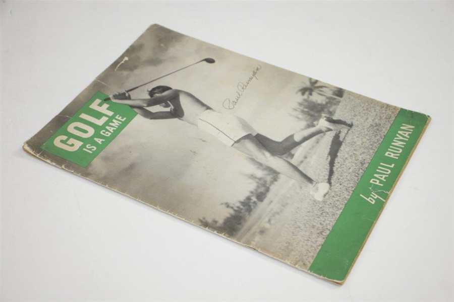 Paul Runyan Signed 1930's Golf is a Game Magazine JSA ALOA