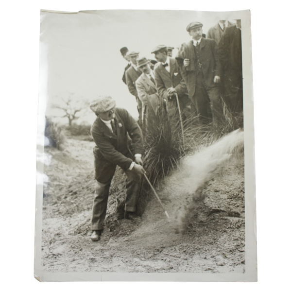 Taylor in The Great Golf Match - Gutty v Rubber Core Alfieri Picture Service Photo - Victor Forbin Collection