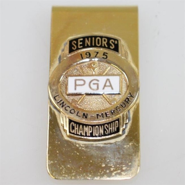 1975 PGA Seniors Lincoln-Mercury Championship Contestant Badge - Rod Munday Collection