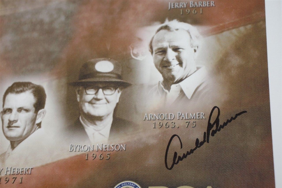 The Ryder Cup America's Captains Multi-Signed Canvas Print - Arnie, Jack, Tom, & more