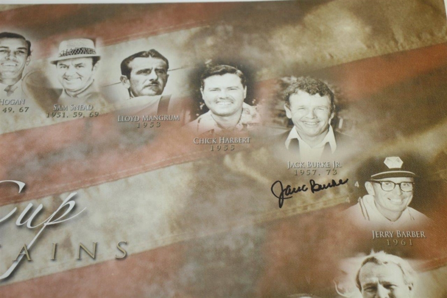 The Ryder Cup America's Captains Multi-Signed Canvas Print - Arnie, Jack, Tom, & more