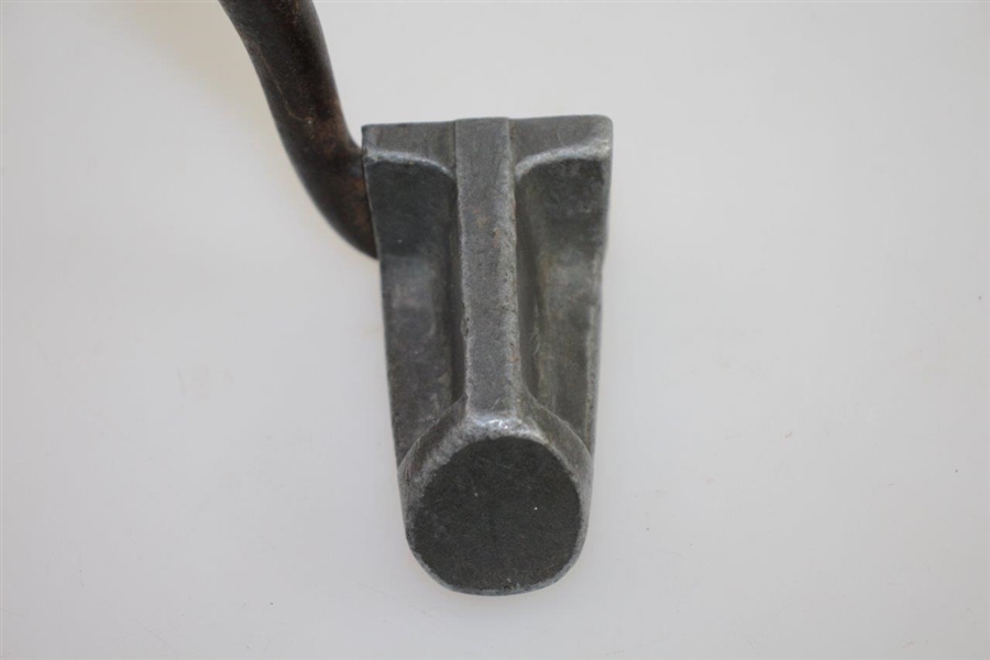 Unique Mallet Style Dual-Metal Head Unmarked Patent Putter - 34