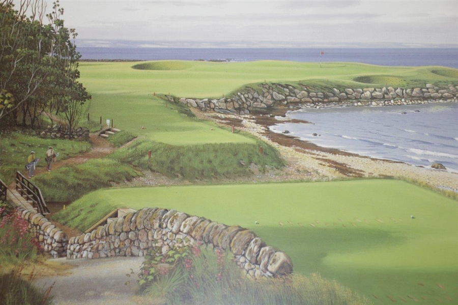 Kingsbarns, Golf Links Print Signed by Artist Graeme Baxter
