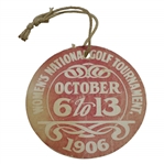 1906 Womens US Amateur Championship at Brae Burn CC Guest Badge - Only One Known!