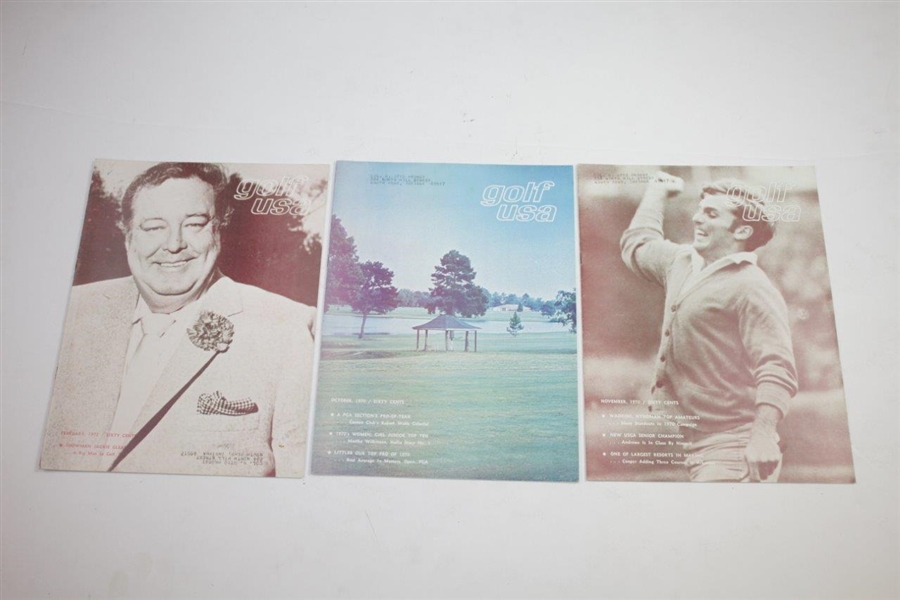 1968-1972 Golf USA (The U.S. Golfer) Golf Magazines - Seventeen (17)