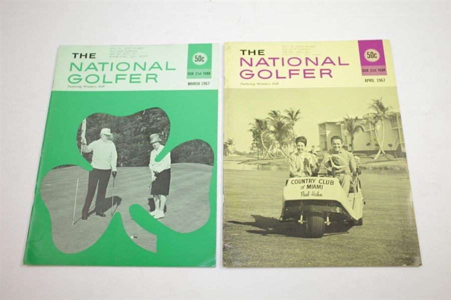 1967 The National Golfer Golf Magazines - Six (6)