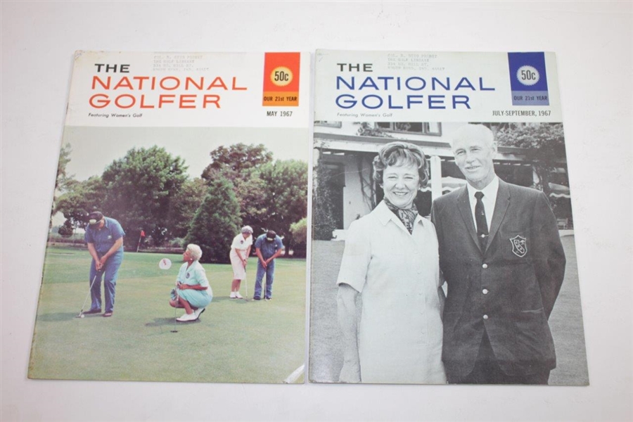 1967 The National Golfer Golf Magazines - Six (6)