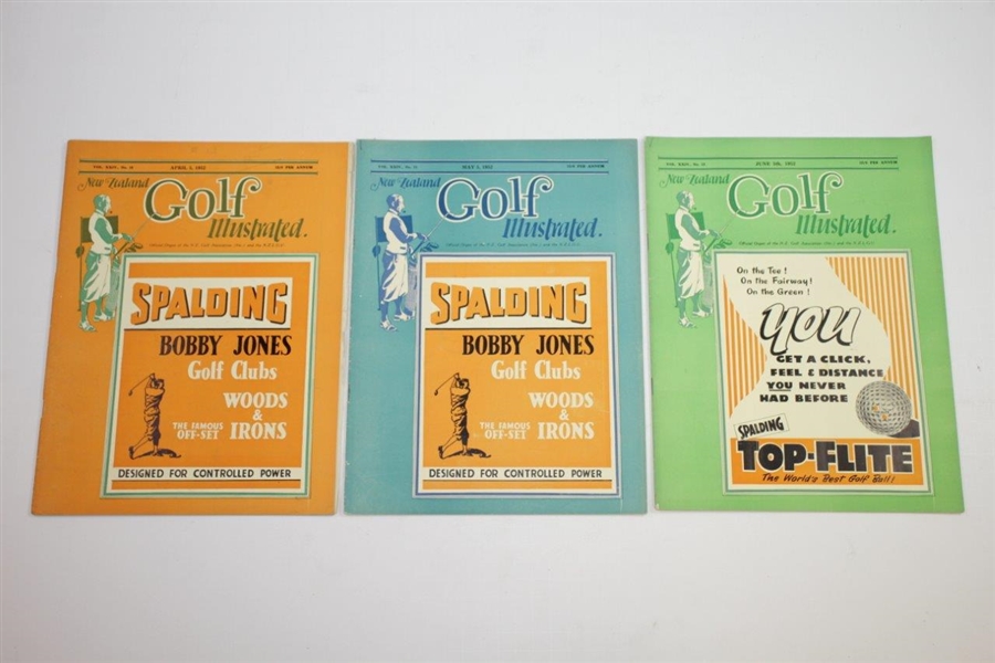 1952 New Zealand Golf Illustrated Golf Magazines - Twelve (12)