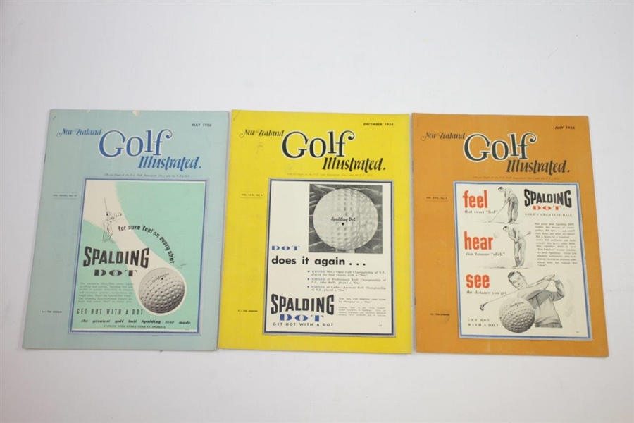 1956 New Zealand Golf Illustrated Golf Magazines - Eleven (11)