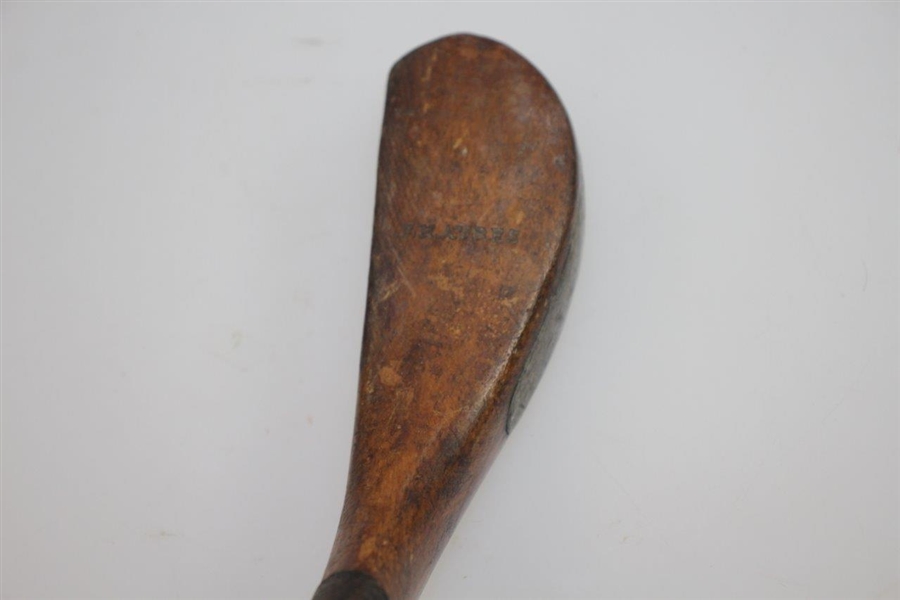 Circa 1870 F.H. Ayres Playclub Donated by Past PGA Board Member Harry Pezzulo with Shaft Stamp