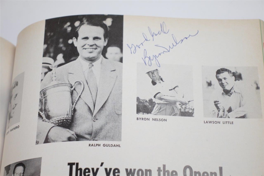 Lema, Jack, Arnie, Champ Casper, & others Signed 1966 US Open at Olympic Program JSA ALOA