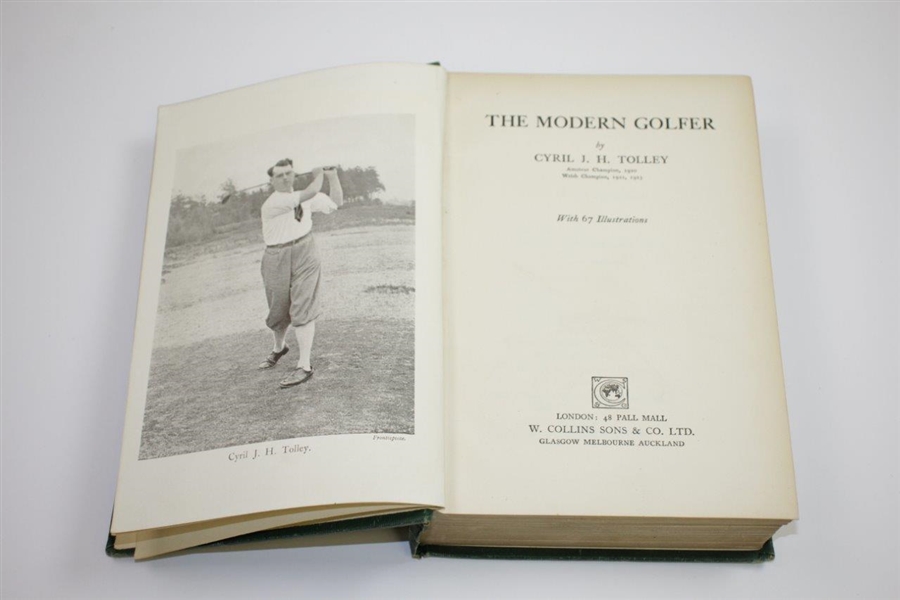 1924 'The Modern Golfer' Book by Cyril J.H. Tolley Sourced From Bert Yancey