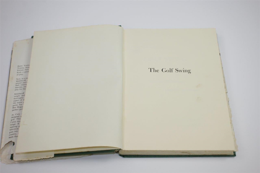 1974 'The Golf Swing' Book by Cary Middlecoff Sourced From Bert Yancey