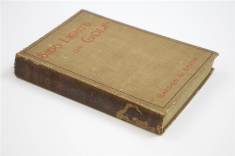 1907 'Side Lights On Golf' Book by Garden G. Smith Sourced From Bert Yancey