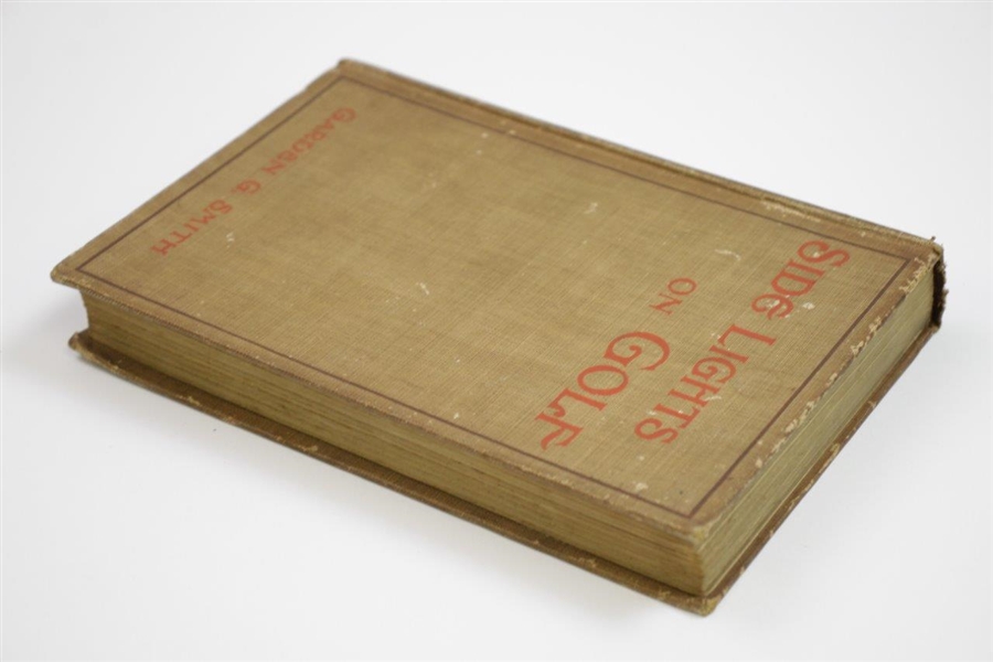 1907 'Side Lights On Golf' Book by Garden G. Smith Sourced From Bert Yancey