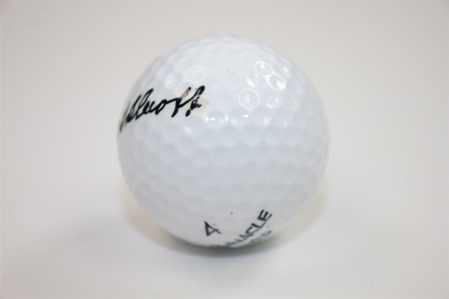 Cary Middlecoff Signed Pinnacle Gold Golf Ball JSA ALOA