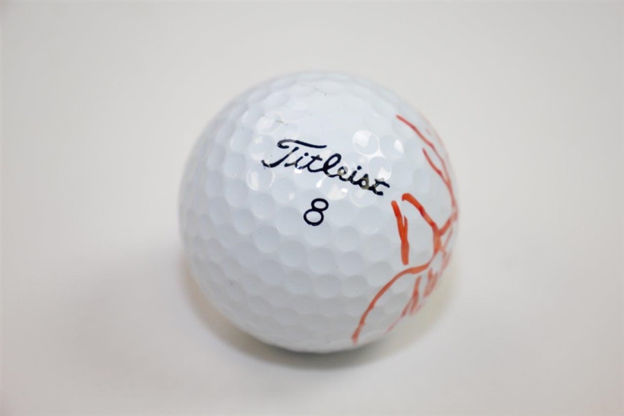 Tom Kite Signed Personal Marked Titleist Golf Ball with '10' Signature JSA ALOA
