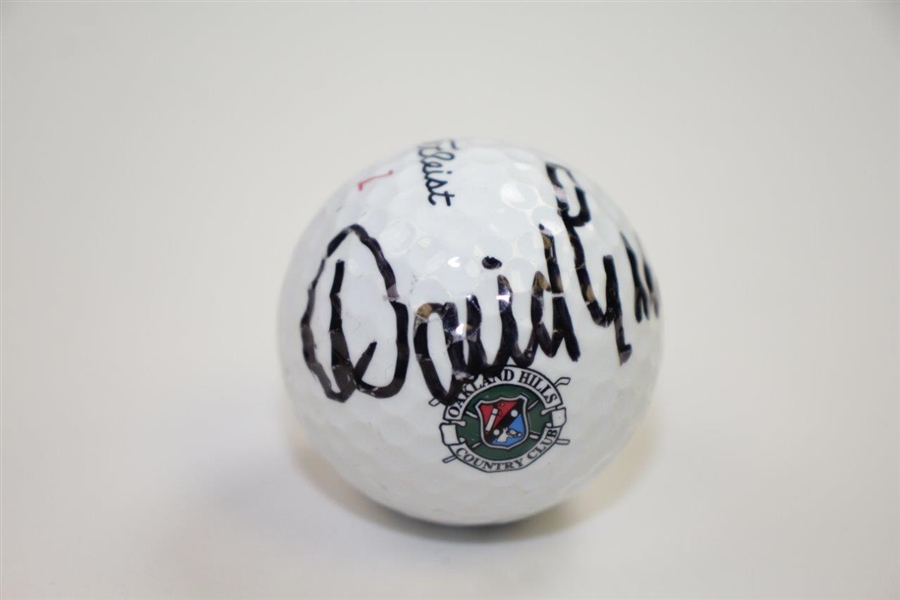 David Graham Signed Oakland Hills CC Logo Golf Ball - Site of '79 Win JSA ALOA