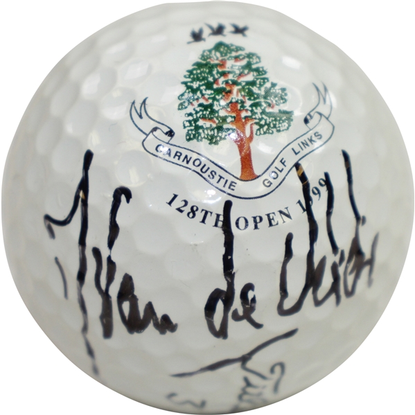 Jean Van de Velde 1999 OPEN at Carnoustie Logo Golf Ball JSA ALOA
