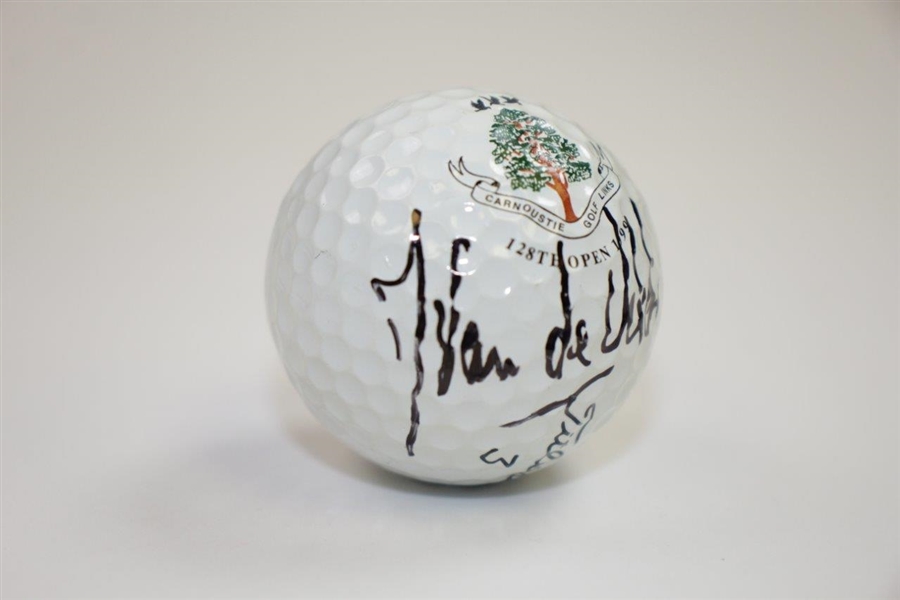 Jean Van de Velde 1999 OPEN at Carnoustie Logo Golf Ball JSA ALOA