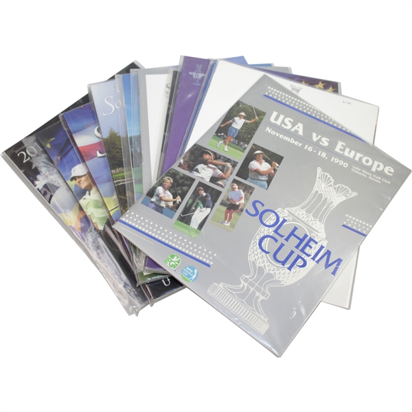 Eleven (11) Different Solheim Cup Programs - 1990-2013