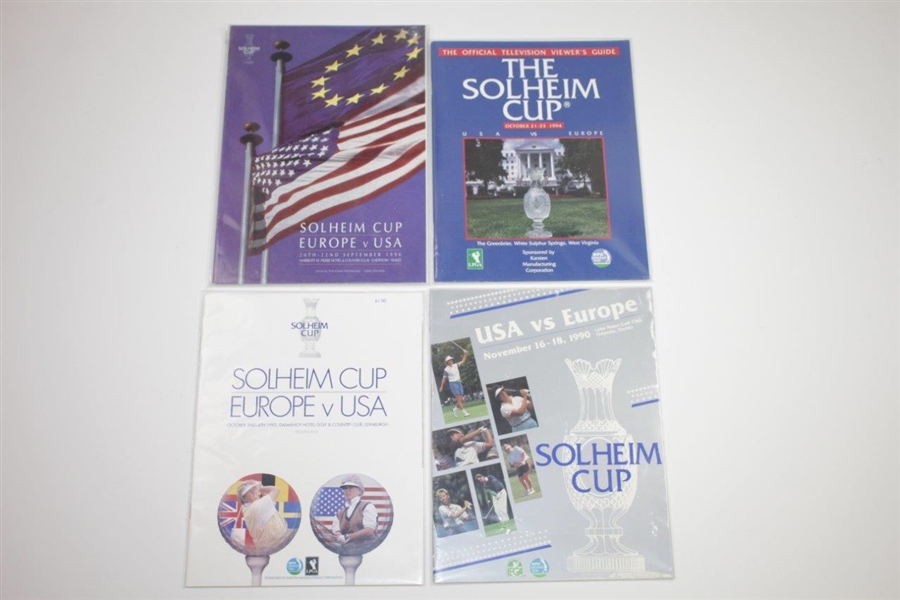 Eleven (11) Different Solheim Cup Programs - 1990-2013