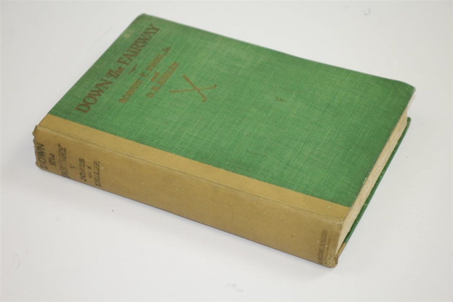 1927 First Edition 'Down the Fairway' by Bobby Jones & O.B. Keeler