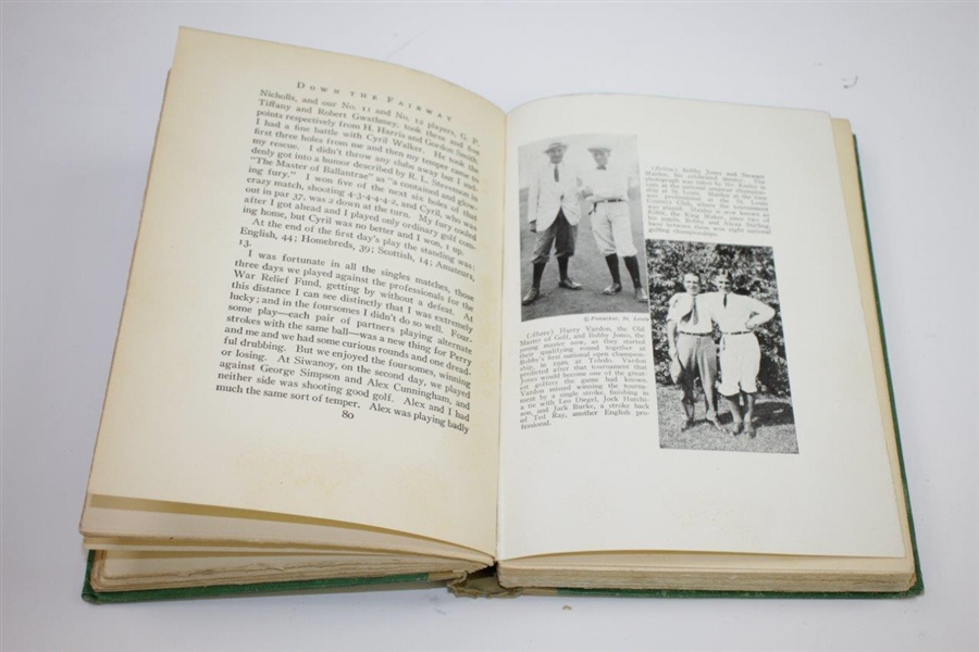 1927 First Edition 'Down the Fairway' by Bobby Jones & O.B. Keeler