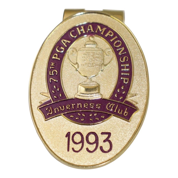 Ken Venturi's Personal 1993 PGA Championship at Inverness Club Money Clip