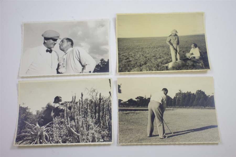 Walter Hagen Personal Vintage 'World Tour' Photos - Golfing, Hunting, Pyramids, Safari, and more!