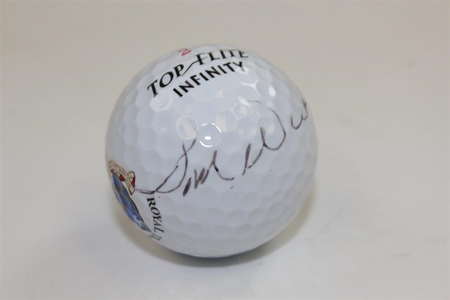 Tom Weiskopf Signed Royal Troon Golf Club Logo Golf Ball JSA ALOA