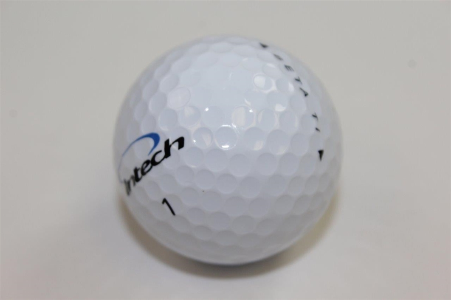 Rickie Fowler Signed Intech Logo Golf Ball JSA ALOA
