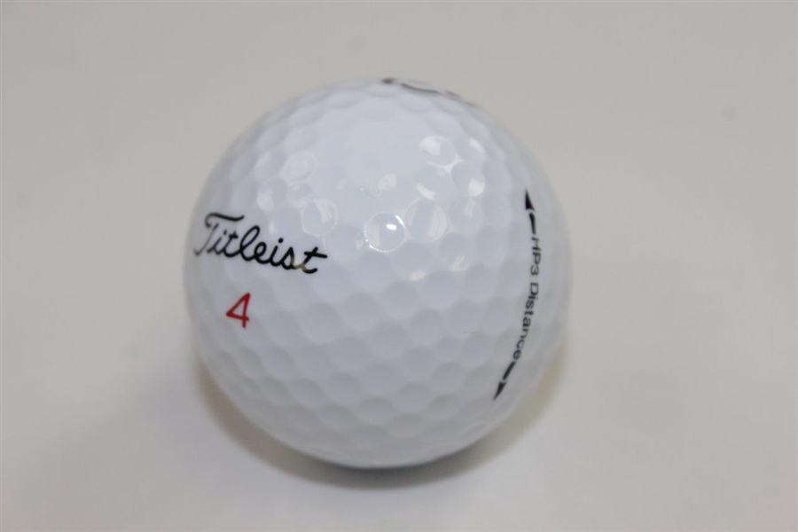 Davis Love III Signed Titleist Logo Golf Ball JSA ALOA