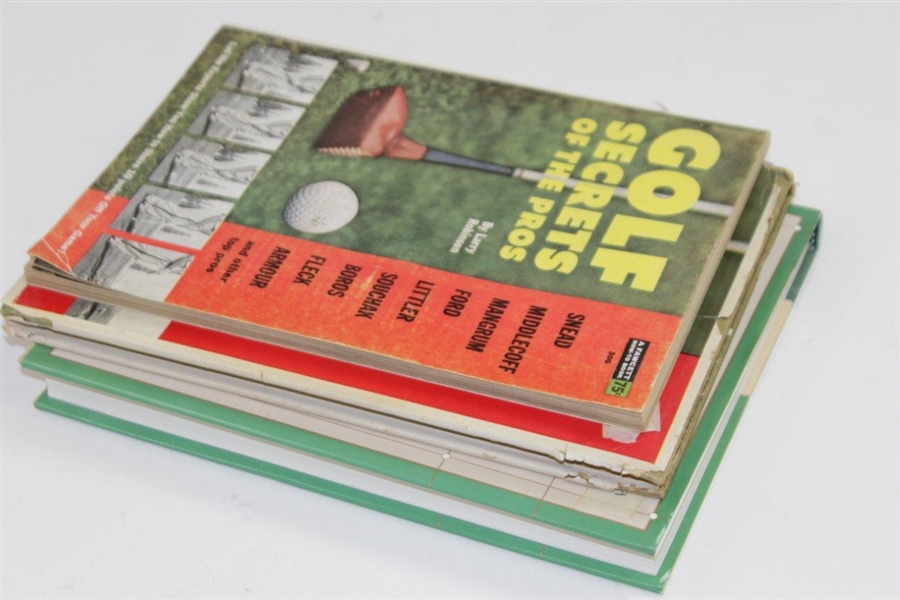 Three Golf Books: 'See It, Sink It', 'Golf Secrets of the Pros', & 'Golf Secrets of the Pros' Softcover