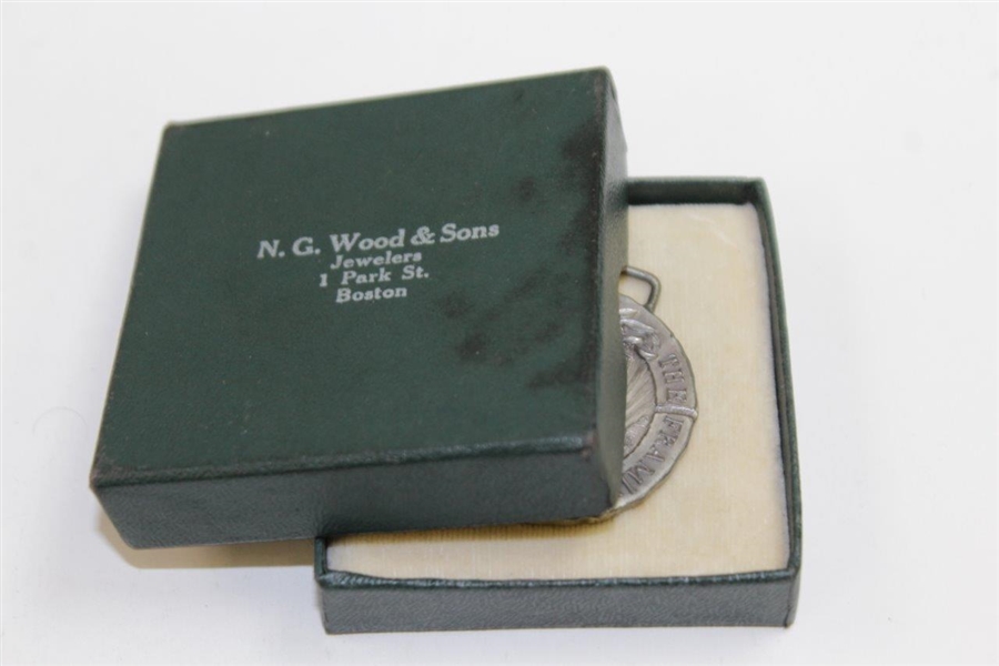 The Framingham Country Club Sterling Silver Medal in Box