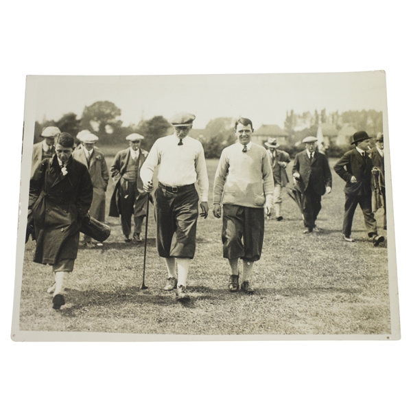 Original Wire Photo of 1927 British Amateur Champion William Twedell
